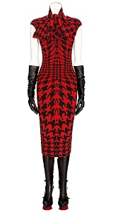 Alexander McQueen : DOGTOOTH BOW DRESS