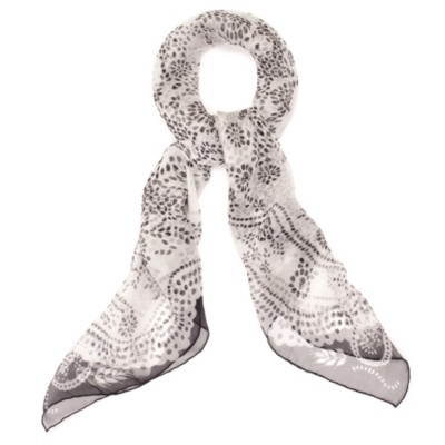 alexander mcqueen, silk scarf, broderie anglais