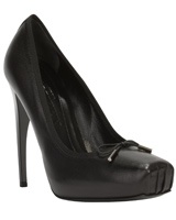 Shop the Black Heeled Ballet Pump